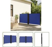 The Living Store Store latéral extensible bleu 120x600 cm