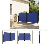 The Living Store Store latéral extensible bleu 140x1000 cm