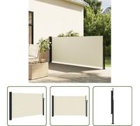 The Living Store Store latéral extensible Crème 120x600 cm