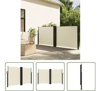 The Living Store Store latéral extensible Crème 140x1200 cm