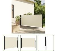 The Living Store Store latéral extensible Crème 140x600 cm