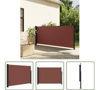 The Living Store Store latéral extensible Marron 140x300 cm