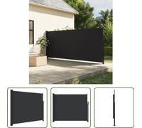 The Living Store Store latéral extensible noir 160x300 cm