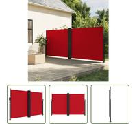 The Living Store Store latéral extensible rouge 160x1200 cm