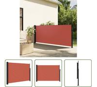 The Living Store Store latéral extensible rouge terracotta 140x600 cm