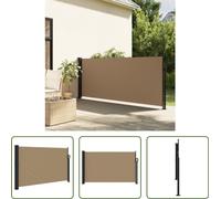 The Living Store Store latéral extensible Taupe 120x600 cm