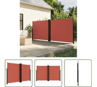 The Living Store Store latéral extensible Terracotta rouge 160x600 cm