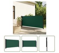 The Living Store Store latéral extensible Vert foncé 100x500 cm