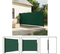 The Living Store Store latéral extensible Vert foncé 160x300 cm