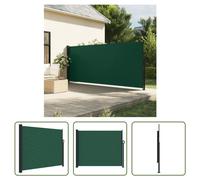 The Living Store Store latéral extensible Vert foncé 160x500 cm