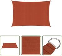 The Living Store store store 160 g/m² rouge terre cuite 3x5 m HDPE