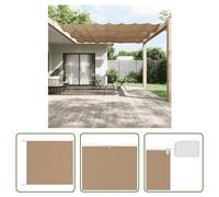 The Living Store Store vertical Taupe 140x800 cm Tissu Oxford