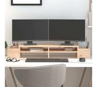 The Living Store support pour écran 100x27,5x15 cm pin massif