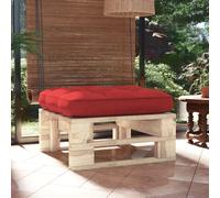 The Living Store Tabouret de jardin en palette Bois de pin imprégné