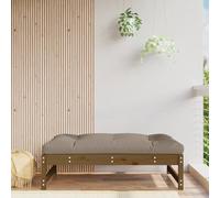 The Living Store Tabouret de jardin Marron miel 120x80 cm Pin massif