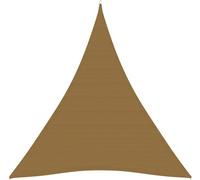 The Living Store Tente pare-soleil 160 g/m² Taupe 5 x 7 x 7 m HDPE