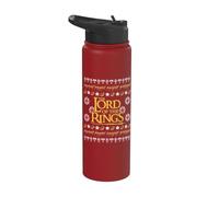The Lord of the Rings Ugly Christmas Logo Stainless Steel Insulated Water Bottle