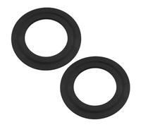 The Lord of the Tools 2pcs Joints de Valve de Chasse d'eau de Rechange en Caoutchouc 43mm x 71mm 34490507 Compatible avec Siamp Optima 49 50, Noir