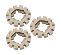 The Lord of the Tools 3 Pc Adaptateur d'arbre d'outil Oscillant Compatible avec Bosch Compatible avec Fein Compatible avec Multimaster Compatible avec Makita Adaptateur de Tige d'outils 25,1 X 3,1 Mm
