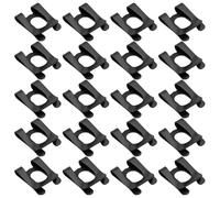 The Lord of the Tools Circlip SL Clip M8 Lot de 20 butées à ressort pour axe de boulon DK Anti-desserrage Carte pour voitures, jouets, meubles 8 x 18 mm Noir