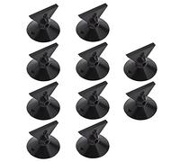 The Lord of the Tools Lot de 10 outils de retrait d'ampoule noire à ventouse pour remplacement d'ampoule LED halogène GU10 MR16 PVC 30 mm