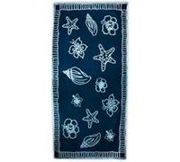 The One - Serviette de plage - T1-HAWAII - bleu marine et bleu clair Bleu G