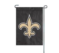 The Party Animal Drapeau de jardin NFL New Orleans Saints NFL, noir, 45,7 x 31,8 cm