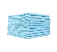 The Rag Company Edgeless 300 Lot de 10 Serviettes en Microfibre éponge 40,6 x 40,6 cm Bleu Clair