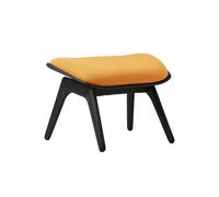 The Reader Ottoman Noir Noir/Mandarine