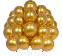 THE REPLICANT Accessoire de Fête / 25 Ballons Dorés/Dimensions : 30 x 30 cm