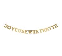 THE REPLICANT Accessoires de Fêtes/Guirlande Joyeuse Retraite/Dimensions : 300 x 15,7 cm