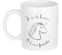 THE REPLICANT Mug Motif Licorne / 2 Modèles Disponibles (Argenté)
