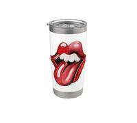 The Rolling Stones Lick Langues étrangères Gobelet isotherme en acier inoxydable double paroi