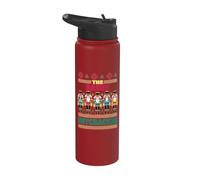 The Sassy Nutcracker, une association de Noël amusante et impertinente pour toute la famille Stainless Steel Insulated Water Bottle