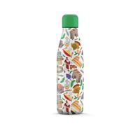 THE STEEL BOTTLE - Thermos en acier inoxydable isolé, double paroi avec isolation sous vide, capacité de 500 ml, fermeture hermétique, bouteille d'eau portable (Ville - Roma)
