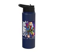 The Super Mario Galaxy Movie Fox McCloud Hero Pose Stainless Steel Insulated Water Bottle
