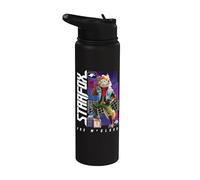 The Super Mario Galaxy Movie Fox McCloud Hero Pose Stainless Steel Insulated Water Bottle