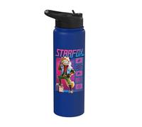 The Super Mario Galaxy Movie Fox McCloud Retro Hero Stainless Steel Insulated Water Bottle