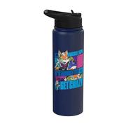 The Super Mario Galaxy Movie Starfox Buckle Up Action Stainless Steel Insulated Water Bottle