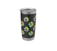 The Super Mario Galaxy Movie Toad and Yoshi All Over Print Gobelet isotherme en acier inoxydable double paroi