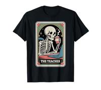 The Teacher Carte de Tarot Squelette Halloween pour Professeur de café T-Shirt