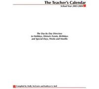 The Teachers Calendar School Year 20032004 by Editors of Chases