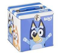 The Tin Box Company Boîte de rangement XL avec poignée, bleu