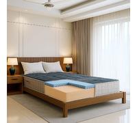 The White Stone Matelas 120x200 cm en Mousse à Mémoire, Hauteur 20 cm - Matelas à 9 Zones,