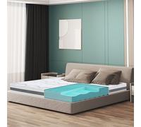 The White Stone Matelas 140 x 200 à Fermeté Moyenne | Hauteur 16 cm | Tissu hypoallergénique et Respirant | Propriétés orthopédiques et automodelantes | Produit en Italie