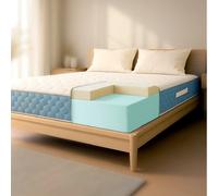 Matelas orthopédique - THE WHITE STONE - 140x190 cm - Hauteur 21 cm - Soutien ferme - Housse respirante hypoallergénique