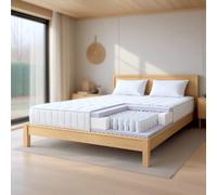 The White Stone Matelas 160x190 à Ressorts Ensachés et Memory Foam
