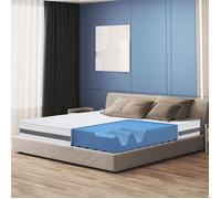 The White Stone Matelas 180x190 cm Orthopédique Antibactérienne - epaisseur 20 cm - Revêtement 3D Air en Fibre Hypoallergénique