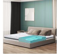The White Stone Matelas 190x200 cm Hypoallergénique - epaisseur 16 cm - Propriétés orthopédiques et automodelantes - Produit en