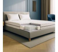 The White Stone Matelas 80x190 à Ressorts Ensachés et Mousse, 24 cm